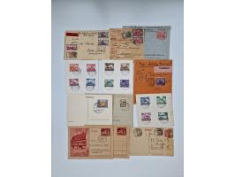 1900/1950(ca.), interessante Partie mit über 100 Briefen, dabei bessere, außerdem diverse alter Auswahlhefte, dabei teils Aus