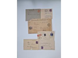 1900/1950(ca.), interessante Partie mit über 100 Briefen, dabei bessere, außerdem diverse alter Auswahlhefte, dabei teils Aus