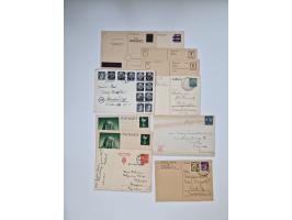 1900/1950(ca.), interessante Partie mit über 100 Briefen, dabei bessere, außerdem diverse alter Auswahlhefte, dabei teils Aus