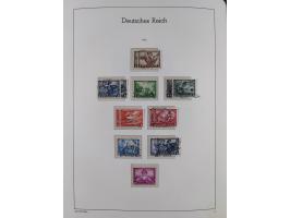 1872/1945, gestempelte Sammlung ab Brustschilde, mit vielen 5 M. Werten, Zeppelinen, Blocks und Dienstmarken, meist gute Erha