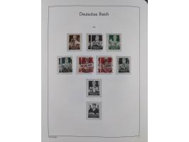 1872/1945, gestempelte Sammlung ab Brustschilde, mit vielen 5 M. Werten, Zeppelinen, Blocks und Dienstmarken, meist gute Erha