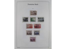 1872/1945, gestempelte Sammlung ab Brustschilde, mit vielen 5 M. Werten, Zeppelinen, Blocks und Dienstmarken, meist gute Erha