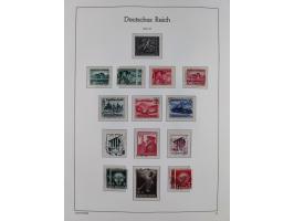 1872/1945, gestempelte Sammlung ab Brustschilde, mit vielen 5 M. Werten, Zeppelinen, Blocks und Dienstmarken, meist gute Erha