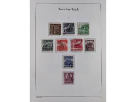 1872/1945, gestempelte Sammlung ab Brustschilde, mit vielen 5 M. Werten, Zeppelinen, Blocks und Dienstmarken, meist gute Erha