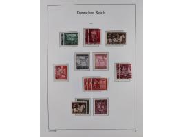 1872/1945, gestempelte Sammlung ab Brustschilde, mit vielen 5 M. Werten, Zeppelinen, Blocks und Dienstmarken, meist gute Erha