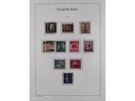 1872/1945, gestempelte Sammlung ab Brustschilde, mit vielen 5 M. Werten, Zeppelinen, Blocks und Dienstmarken, meist gute Erha