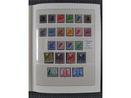 1948/90, postfrische, in den Hauptnummern augendscheinlich komplette Sammlung, Aufdruckwerte sign. und Block 1 mit Fotoattest