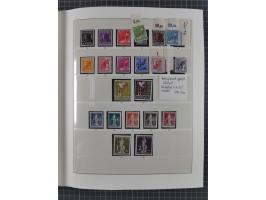 1948/90, postfrische, in den Hauptnummern augendscheinlich komplette Sammlung, Aufdruckwerte sign. und Block 1 mit Fotoattest