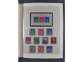 1948/90, postfrische, in den Hauptnummern augendscheinlich komplette Sammlung, Aufdruckwerte sign. und Block 1 mit Fotoattest