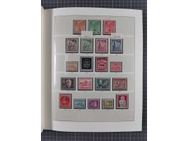 1948/90, postfrische, in den Hauptnummern augendscheinlich komplette Sammlung, Aufdruckwerte sign. und Block 1 mit Fotoattest