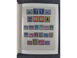 1948/90, postfrische, in den Hauptnummern augendscheinlich komplette Sammlung, Aufdruckwerte sign. und Block 1 mit Fotoattest