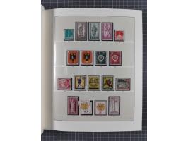 1948/90, postfrische, in den Hauptnummern augendscheinlich komplette Sammlung, Aufdruckwerte sign. und Block 1 mit Fotoattest