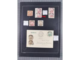 1898/1914 (ca.), Abong-Mbang bis Viktoria, interessante gestempelte Sammlung mit 31 Briefen und Karten mit besseren Stempeln 