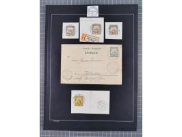 1898/1914 (ca.), Abong-Mbang bis Viktoria, interessante gestempelte Sammlung mit 31 Briefen und Karten mit besseren Stempeln 