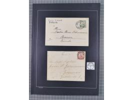 1898/1914 (ca.), Abong-Mbang bis Viktoria, interessante gestempelte Sammlung mit 31 Briefen und Karten mit besseren Stempeln 