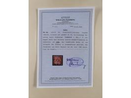 1851/68, gestempelte Sammlung inkl. Landpost-Portomarken und etlichen Farben. Dabei u.a. Mi.-Nr. 1a (tadellos, FA Stegmüller 