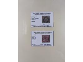 1851/68, gestempelte Sammlung inkl. Landpost-Portomarken und etlichen Farben. Dabei u.a. Mi.-Nr. 1a (tadellos, FA Stegmüller 