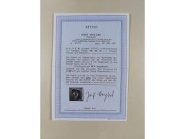 1851/68, gestempelte Sammlung inkl. Landpost-Portomarken und etlichen Farben. Dabei u.a. Mi.-Nr. 1a (tadellos, FA Stegmüller 