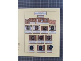 1850/67, gestempelte Sammlung inkl. 14 Briefen und Ganzsachen mit Farben, Paaren, schönen Briefstücken und weiteren Besonderh