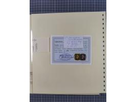1850/67, gestempelte Sammlung inkl. 14 Briefen und Ganzsachen mit Farben, Paaren, schönen Briefstücken und weiteren Besonderh