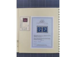 1850/67, gestempelte Sammlung inkl. 14 Briefen und Ganzsachen mit Farben, Paaren, schönen Briefstücken und weiteren Besonderh