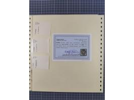 1850/67, gestempelte Sammlung inkl. 14 Briefen und Ganzsachen mit Farben, Paaren, schönen Briefstücken und weiteren Besonderh