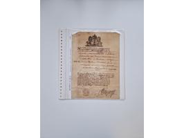 ITALIEN: 1631/1866, Sammlung mit 90 Briefen und Dokumenten mit Gesundheitsbescheinigungen und -ausweisen zu verschiedenen Epi