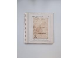 ITALIEN: 1631/1866, Sammlung mit 90 Briefen und Dokumenten mit Gesundheitsbescheinigungen und -ausweisen zu verschiedenen Epi