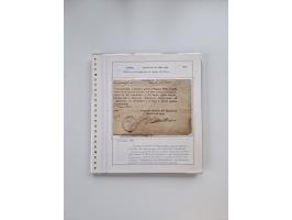 ITALIEN: 1631/1866, Sammlung mit 90 Briefen und Dokumenten mit Gesundheitsbescheinigungen und -ausweisen zu verschiedenen Epi