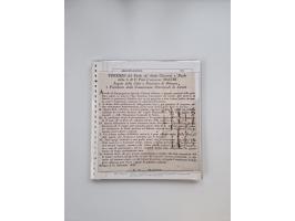 ITALIEN: 1631/1866, Sammlung mit 90 Briefen und Dokumenten mit Gesundheitsbescheinigungen und -ausweisen zu verschiedenen Epi