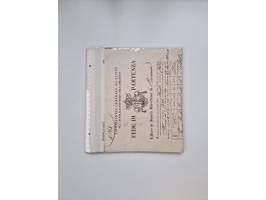 ITALIEN: 1631/1866, Sammlung mit 90 Briefen und Dokumenten mit Gesundheitsbescheinigungen und -ausweisen zu verschiedenen Epi