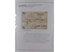ITALIEN: 1807/1866, Sammlung mit 42 Briefen und Dokumenten, angefangen mit zwei Briefen aus 1807 mit “Il Delegato per la Vacc