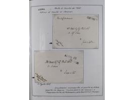 ITALIEN: 1807/1866, Sammlung mit 42 Briefen und Dokumenten, angefangen mit zwei Briefen aus 1807 mit “Il Delegato per la Vacc
