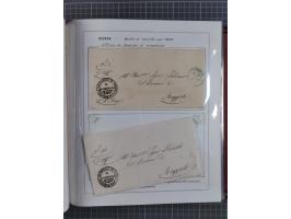 ITALIEN: 1807/1866, Sammlung mit 42 Briefen und Dokumenten, angefangen mit zwei Briefen aus 1807 mit “Il Delegato per la Vacc