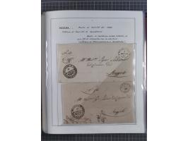 ITALIEN: 1807/1866, Sammlung mit 42 Briefen und Dokumenten, angefangen mit zwei Briefen aus 1807 mit “Il Delegato per la Vacc