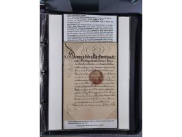 1691/1712, ‘Die Sächsischen Oberpostmeister Johann Jakob Käs der Ältere und der Jüngere’, einzigartige, mehrfach mit ‘Gold’ p