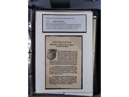 1691/1712, ‘Die Sächsischen Oberpostmeister Johann Jakob Käs der Ältere und der Jüngere’, einzigartige, mehrfach mit ‘Gold’ p