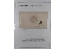 ÖSTERREICH-UNGARN: 1806/1918, über 70 Briefe und Dokumente, meist Desinfektions-Post mit Schwerpunkt von 1806 bis 1866, dabei