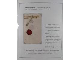 ÖSTERREICH-UNGARN: 1806/1918, über 70 Briefe und Dokumente, meist Desinfektions-Post mit Schwerpunkt von 1806 bis 1866, dabei
