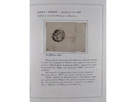 ÖSTERREICH-UNGARN: 1806/1918, über 70 Briefe und Dokumente, meist Desinfektions-Post mit Schwerpunkt von 1806 bis 1866, dabei