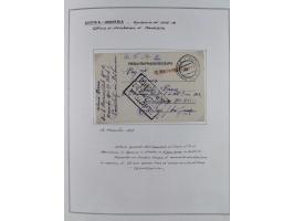 ÖSTERREICH-UNGARN: 1806/1918, über 70 Briefe und Dokumente, meist Desinfektions-Post mit Schwerpunkt von 1806 bis 1866, dabei