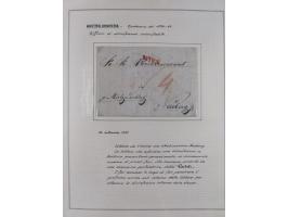 ÖSTERREICH-UNGARN: 1806/1918, über 70 Briefe und Dokumente, meist Desinfektions-Post mit Schwerpunkt von 1806 bis 1866, dabei