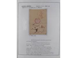 ÖSTERREICH-UNGARN: 1806/1918, über 70 Briefe und Dokumente, meist Desinfektions-Post mit Schwerpunkt von 1806 bis 1866, dabei