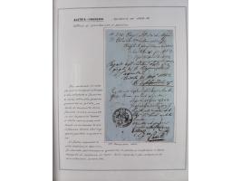 ÖSTERREICH-UNGARN: 1806/1918, über 70 Briefe und Dokumente, meist Desinfektions-Post mit Schwerpunkt von 1806 bis 1866, dabei