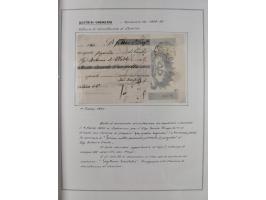 ÖSTERREICH-UNGARN: 1806/1918, über 70 Briefe und Dokumente, meist Desinfektions-Post mit Schwerpunkt von 1806 bis 1866, dabei