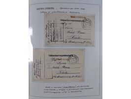 ÖSTERREICH-UNGARN: 1806/1918, über 70 Briefe und Dokumente, meist Desinfektions-Post mit Schwerpunkt von 1806 bis 1866, dabei