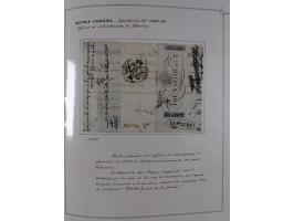 ÖSTERREICH-UNGARN: 1806/1918, über 70 Briefe und Dokumente, meist Desinfektions-Post mit Schwerpunkt von 1806 bis 1866, dabei