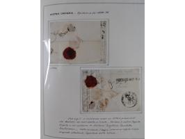 ÖSTERREICH-UNGARN: 1806/1918, über 70 Briefe und Dokumente, meist Desinfektions-Post mit Schwerpunkt von 1806 bis 1866, dabei