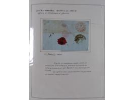 ÖSTERREICH-UNGARN: 1806/1918, über 70 Briefe und Dokumente, meist Desinfektions-Post mit Schwerpunkt von 1806 bis 1866, dabei