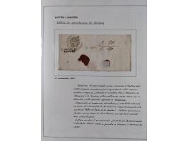 ÖSTERREICH-UNGARN: 1806/1918, über 70 Briefe und Dokumente, meist Desinfektions-Post mit Schwerpunkt von 1806 bis 1866, dabei